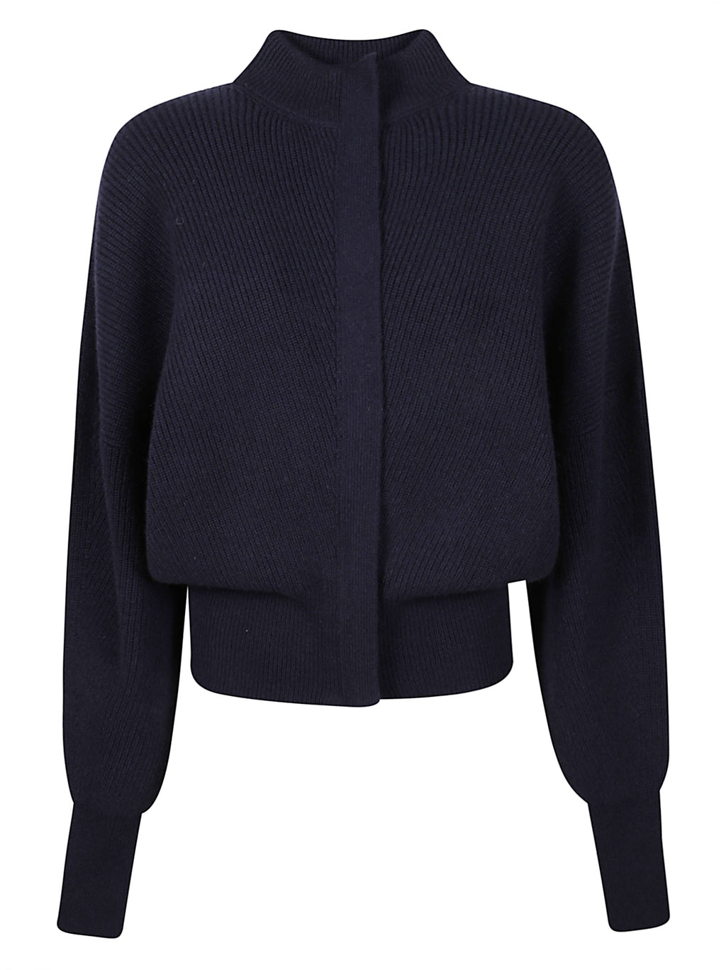 MINERVA ZIPPED BAT WING BOMBER CARDIGAN