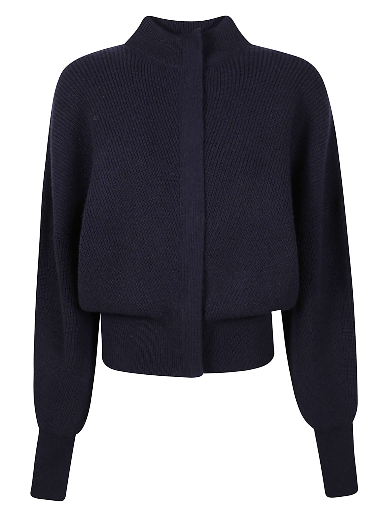 MINERVA ZIPPED BAT WING BOMBER CARDIGAN