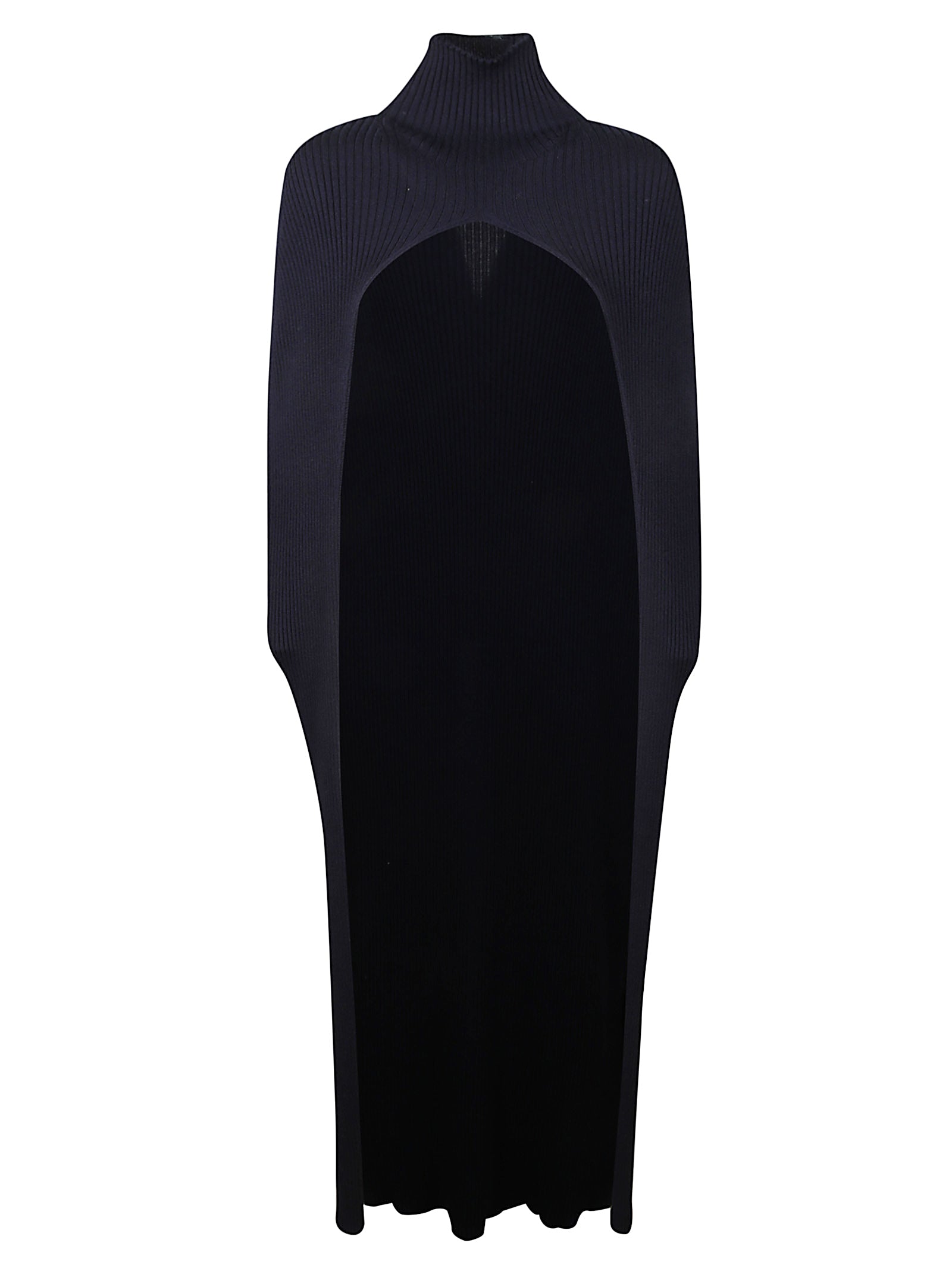 LONG RIBBED CAPE