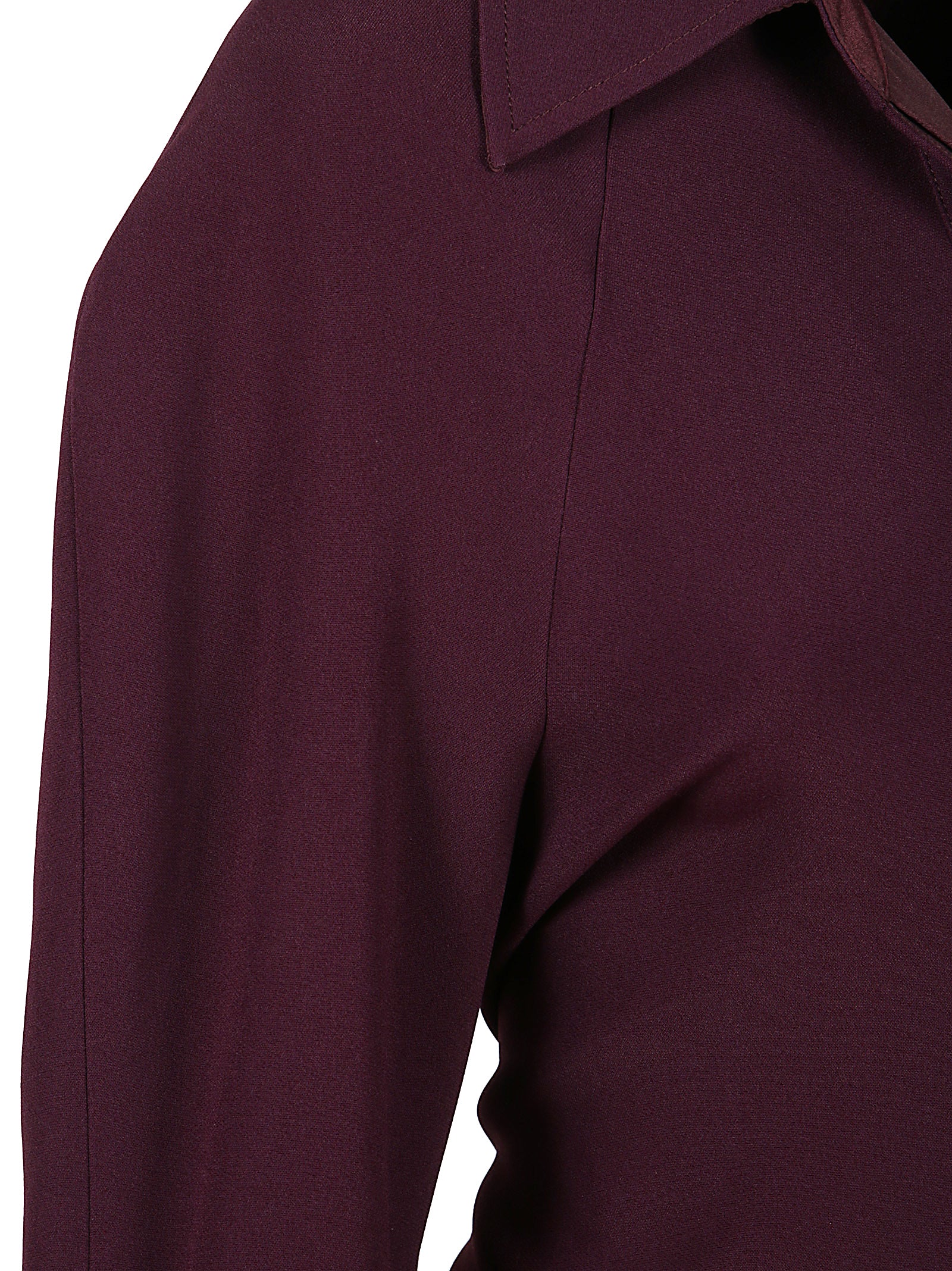 long sleeve polo collar midi