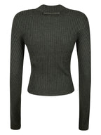 RIBBED LONG SLEEVE POLO