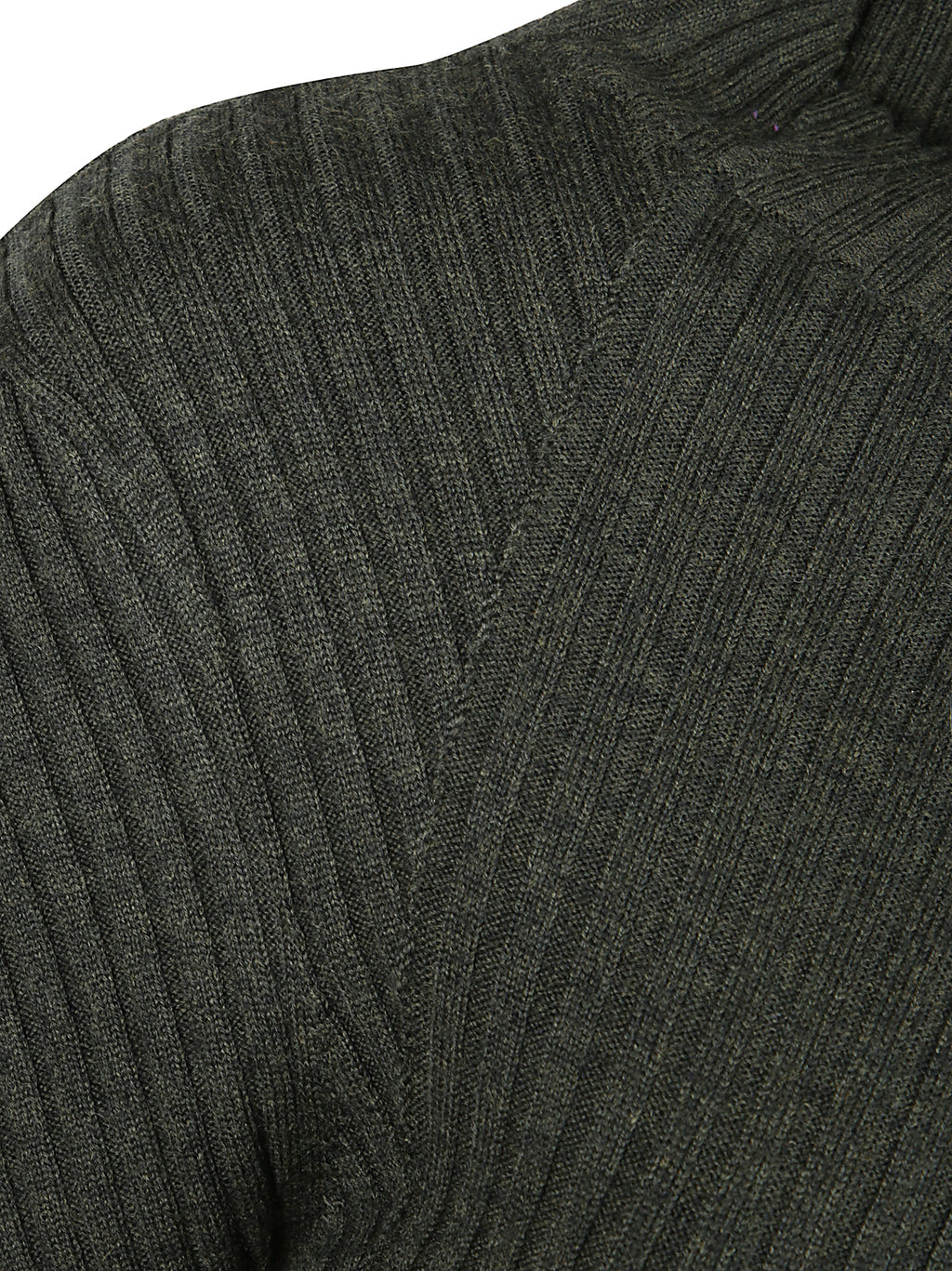 RIBBED LONG SLEEVE POLO