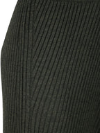RIBBED MIDI SKIRT