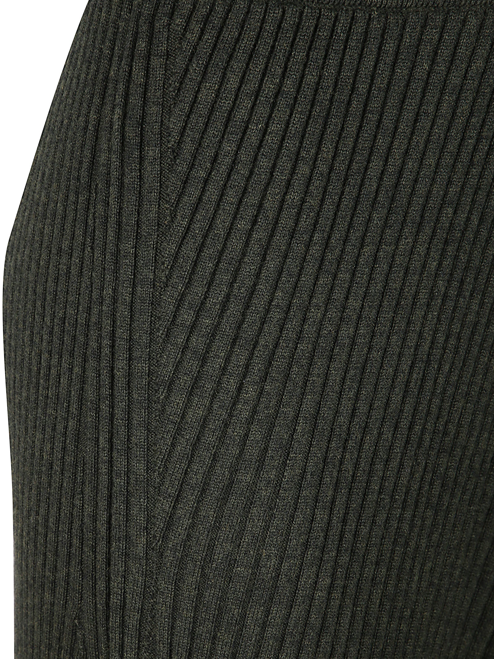 RIBBED MIDI SKIRT
