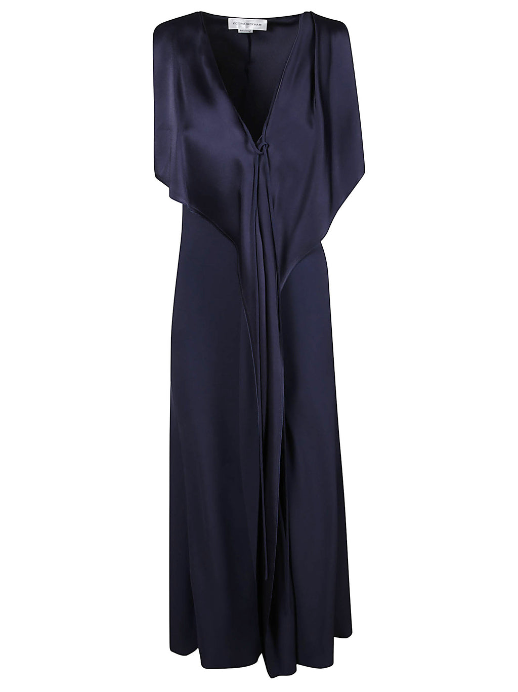 SLEEVELESS DRAPED MID DRESS
