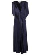 SLEEVELESS DRAPED MID DRESS