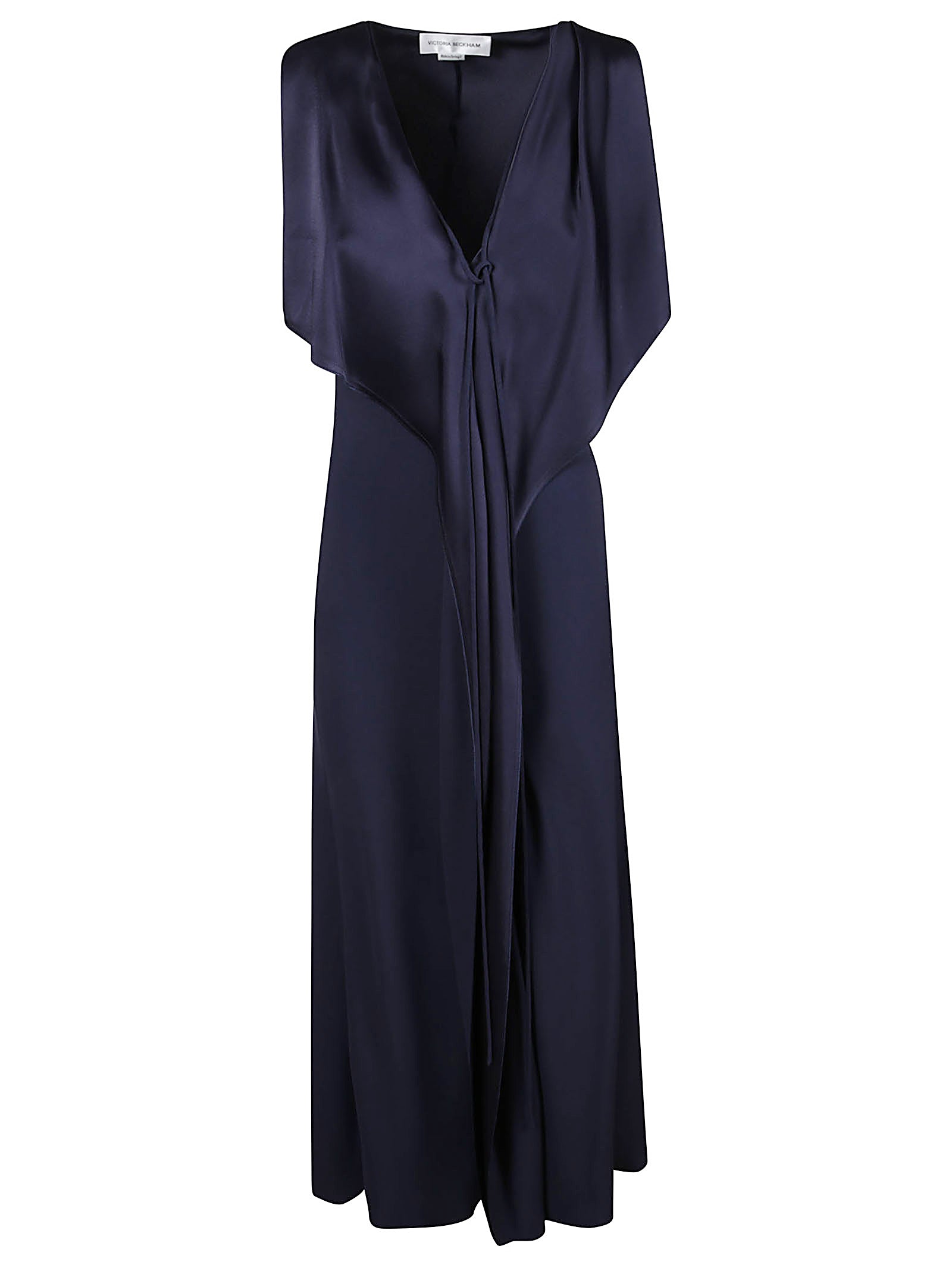 SLEEVELESS DRAPED MID DRESS