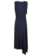 SLEEVELESS DRAPED MID DRESS