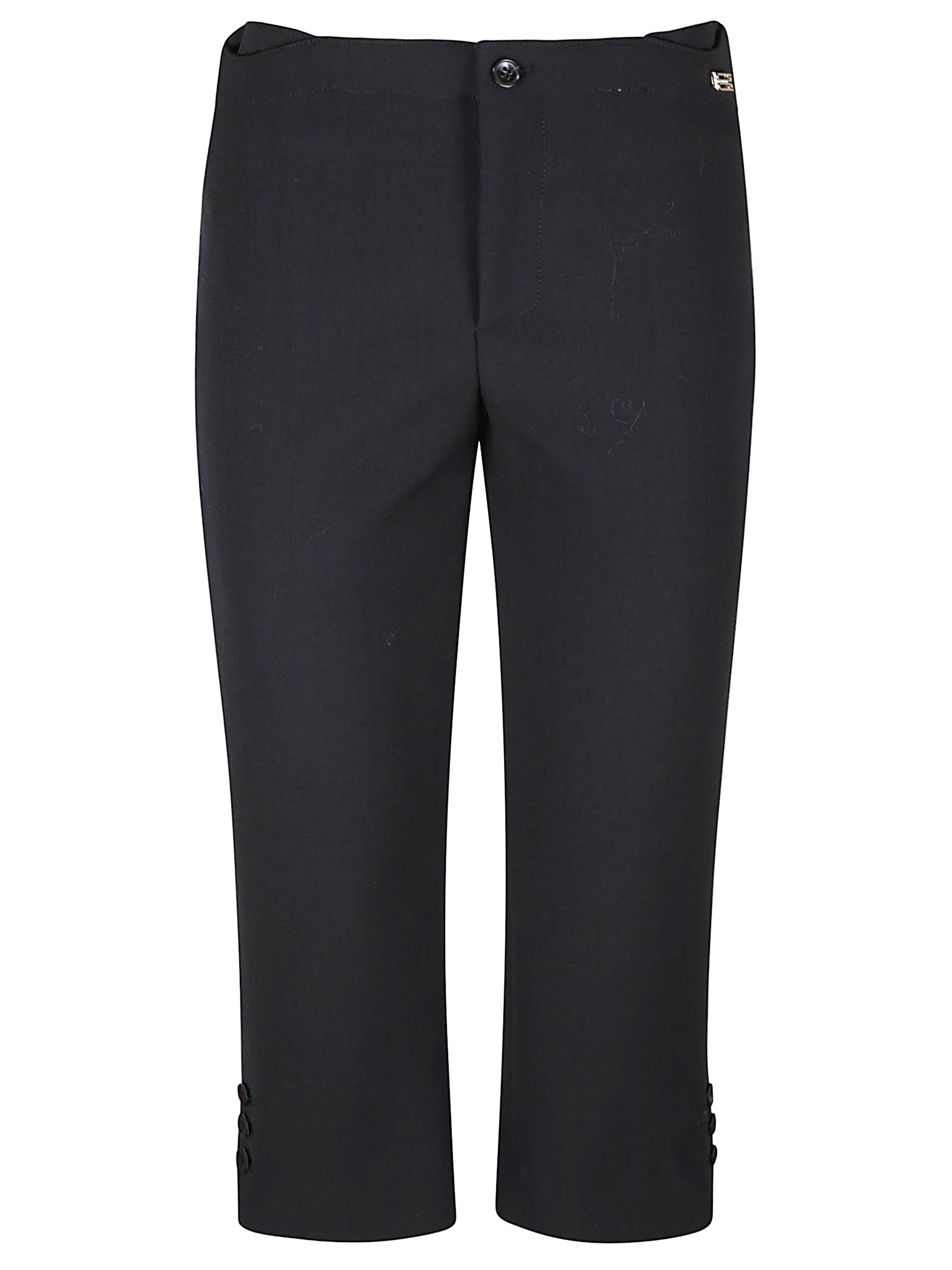 TAB CROPPED TROUSERS