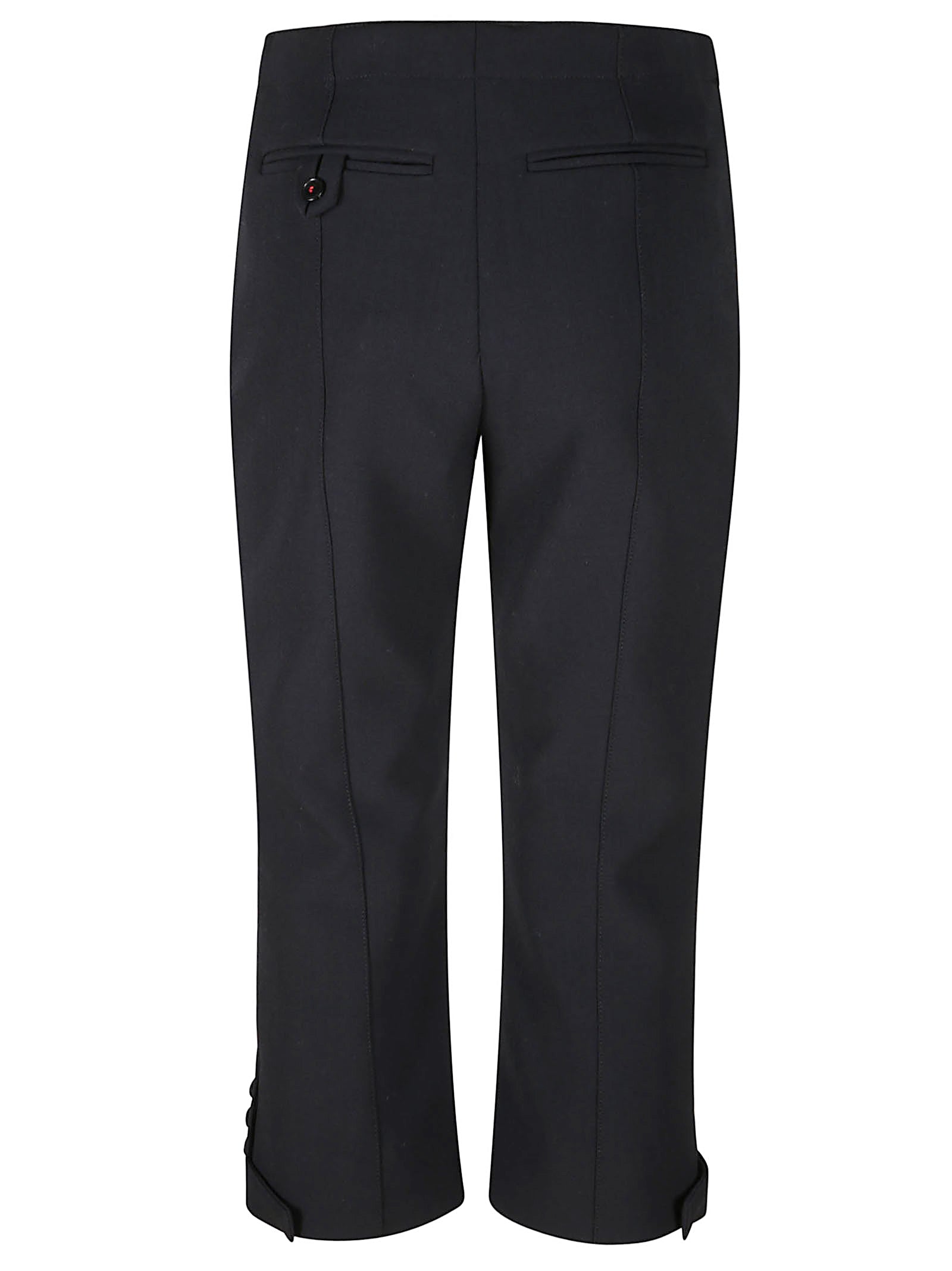 TAB CROPPED TROUSERS