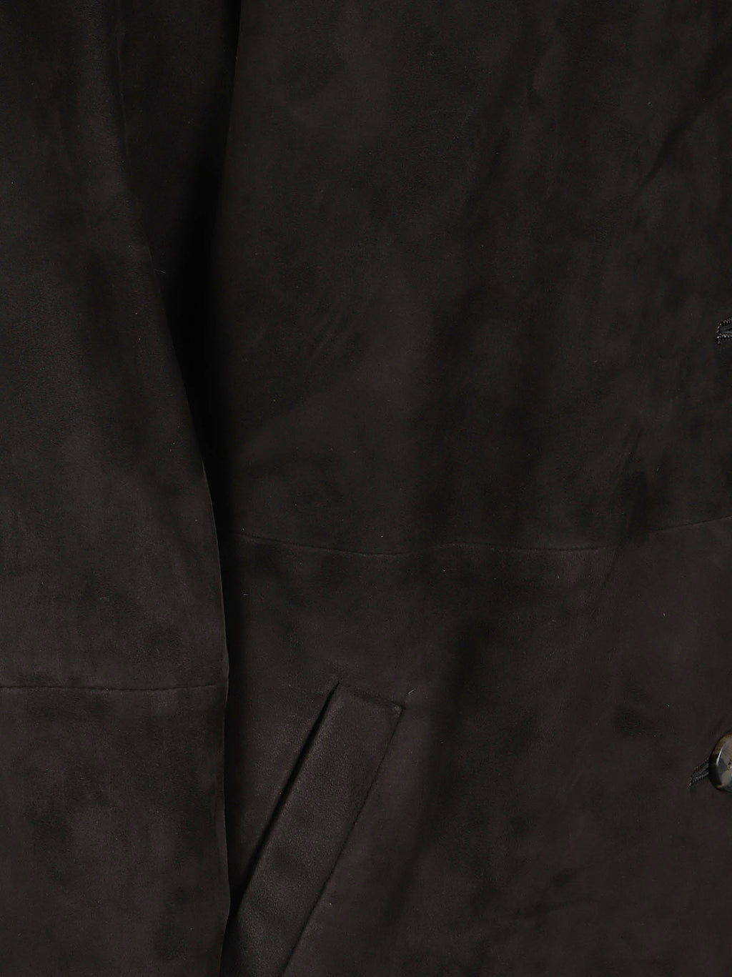 WAREN OVAL SHAPED SUEDE COAT