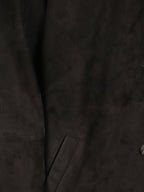 WAREN OVAL SHAPED SUEDE COAT