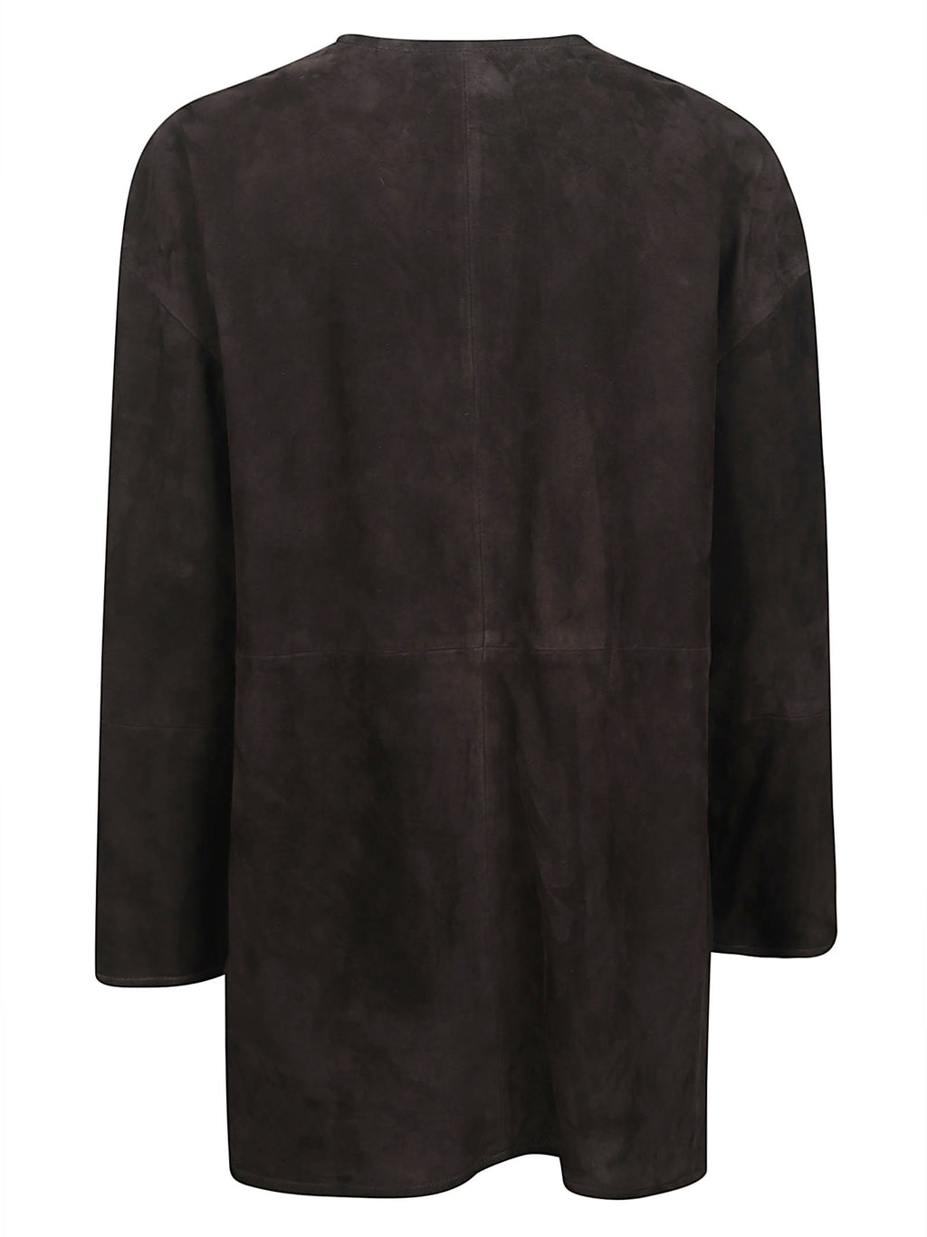 WAREN OVAL SHAPED SUEDE COAT