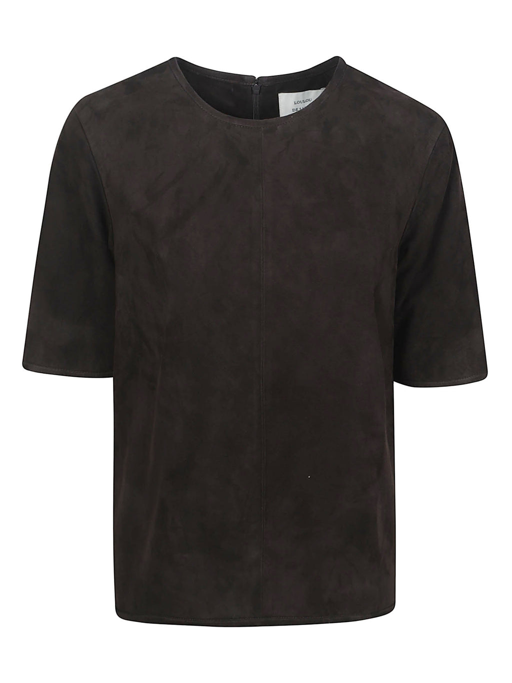 ZAIDA SUEDE BOXY TSHIRT