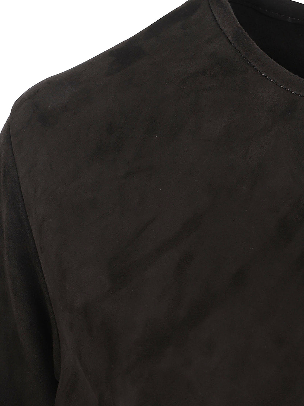 ZAIDA SUEDE BOXY TSHIRT