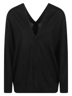 FRONT AND BACK V NECK SWEATER