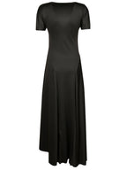 ZIPPED FRONT MIDI DRESS