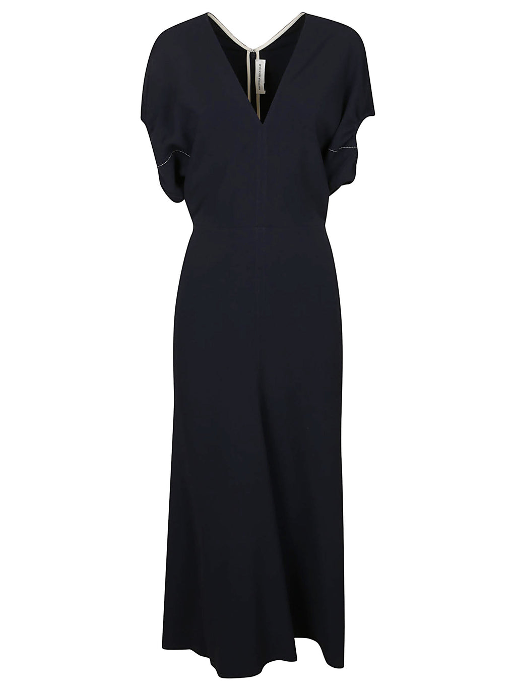 BLOUSON DETAIL MIDI DRESS