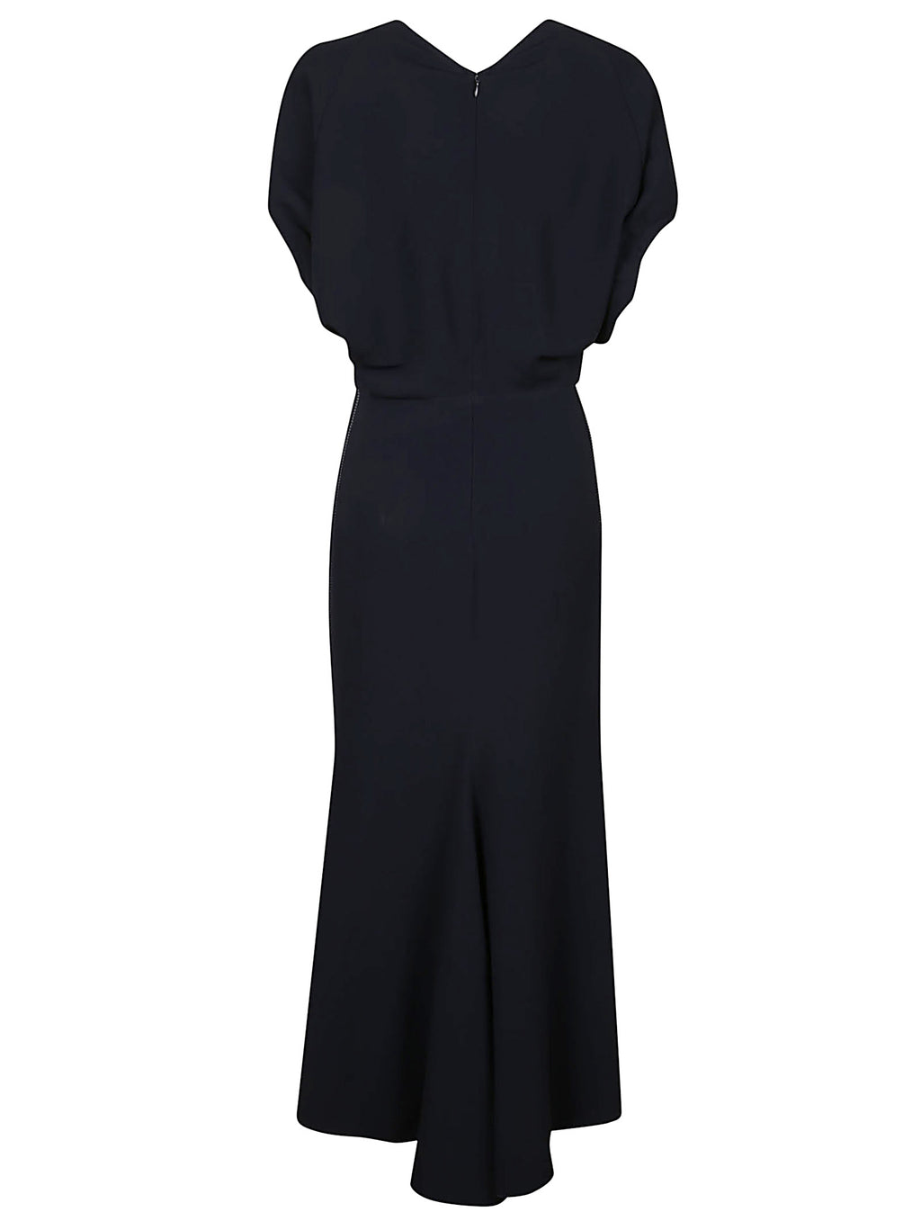 BLOUSON DETAIL MIDI DRESS