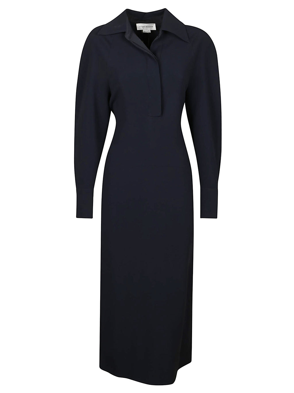 LONG SLEEVE POLO COLLAR MIDI