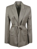 BELTED TAILORED JACKET