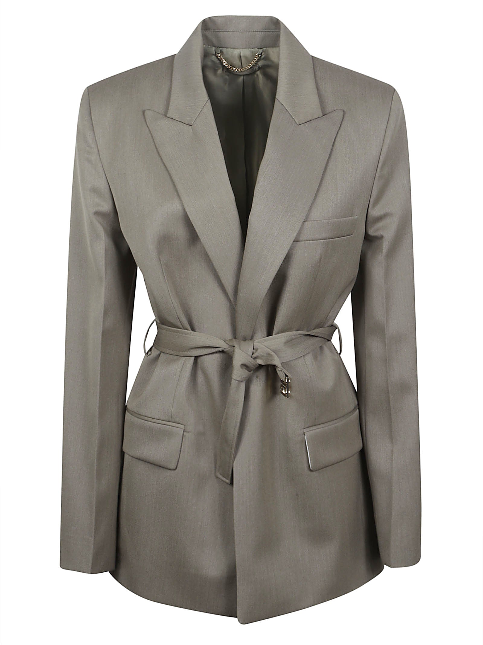 BELTED TAILORED JACKET
