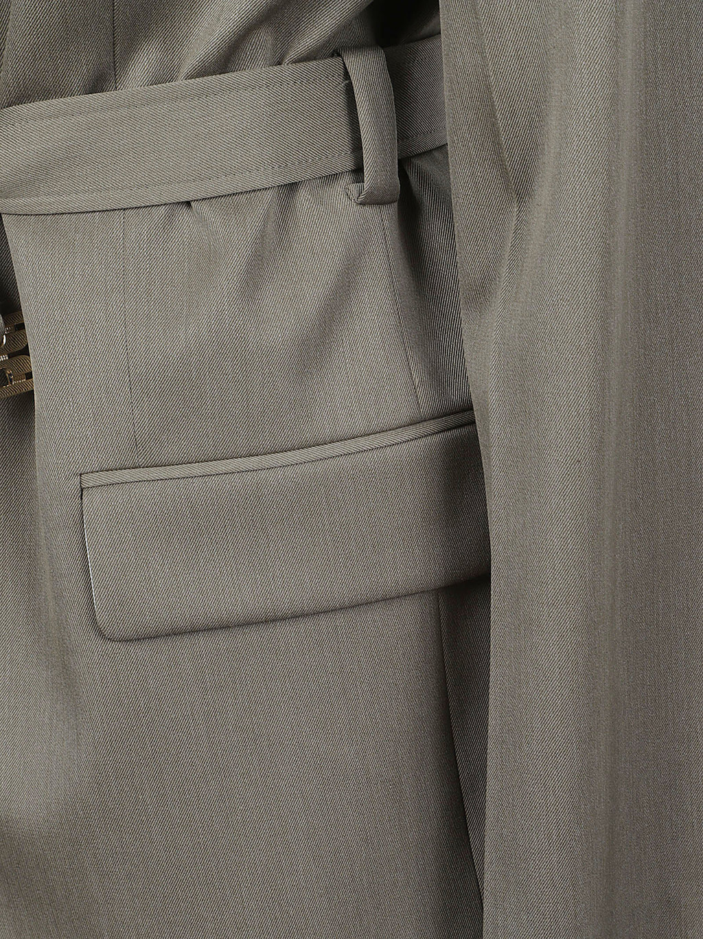 BELTED TAILORED JACKET