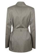 BELTED TAILORED JACKET