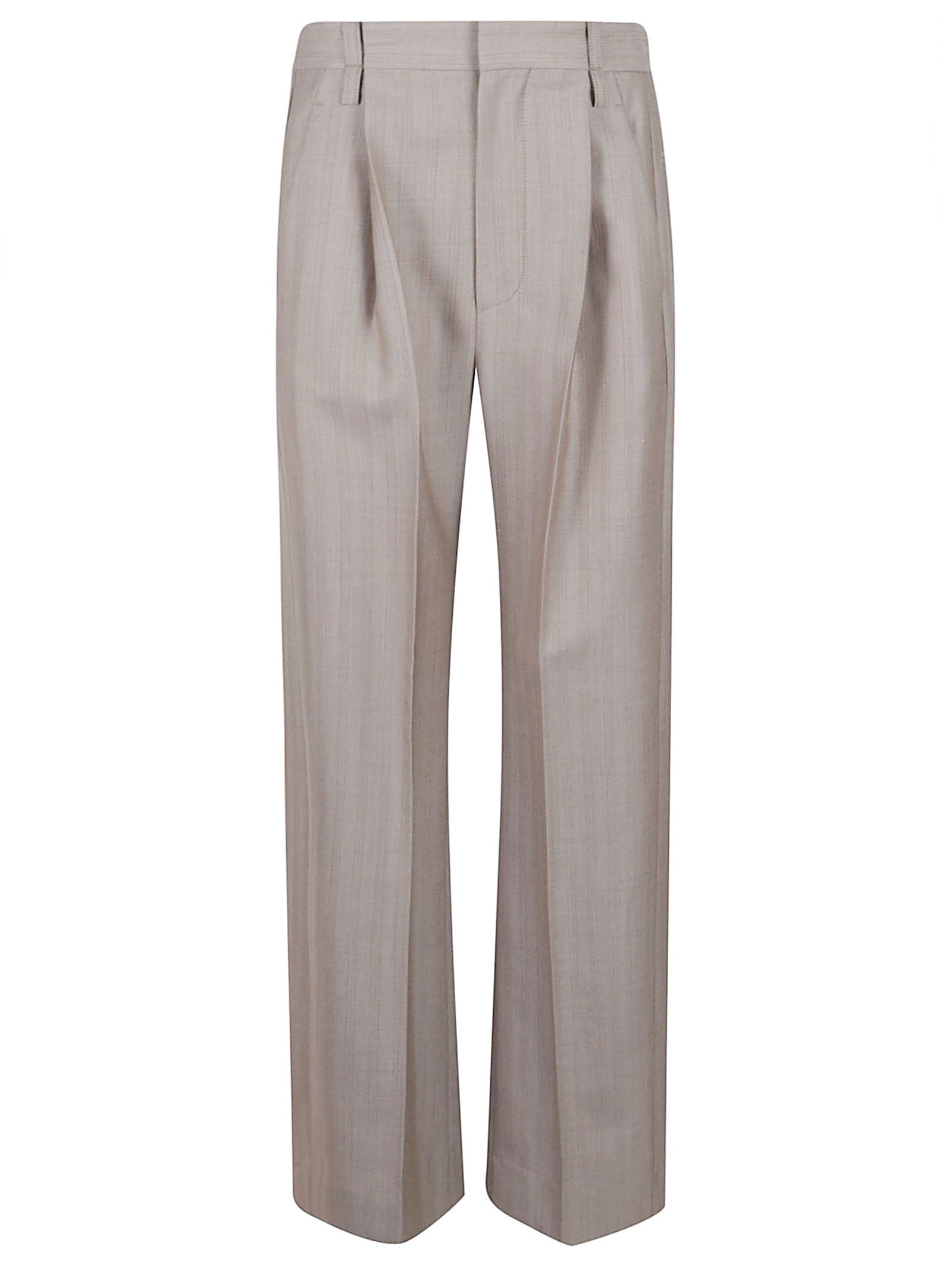 PLEATED TROUSERS