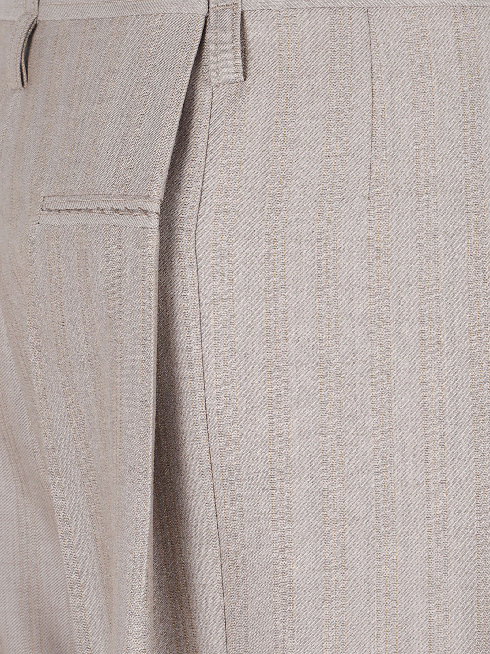 PLEATED TROUSERS