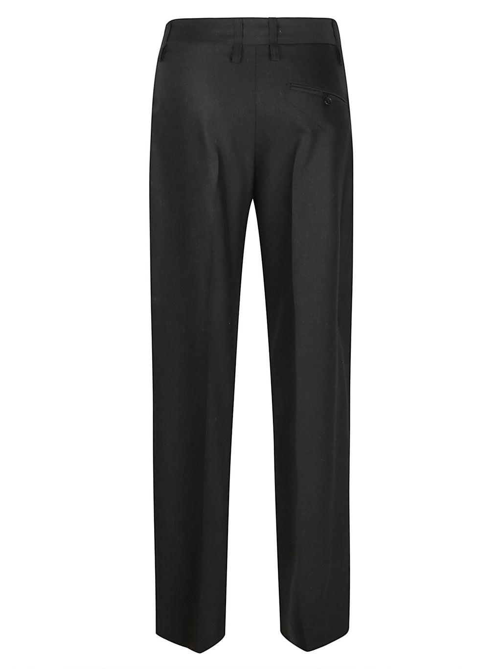 CURVED LEG TROUSERS