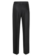 CURVED LEG TROUSERS