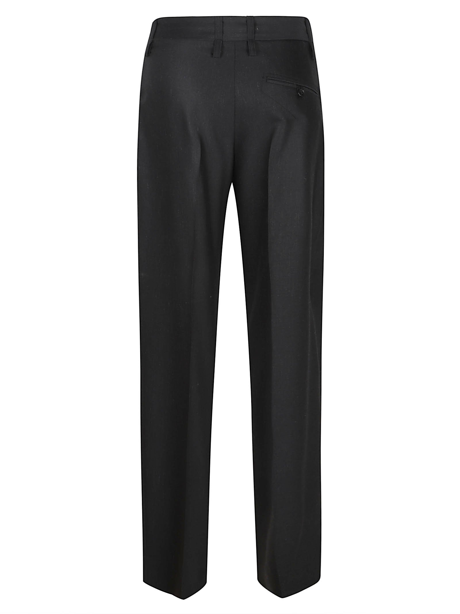 CURVED LEG TROUSERS