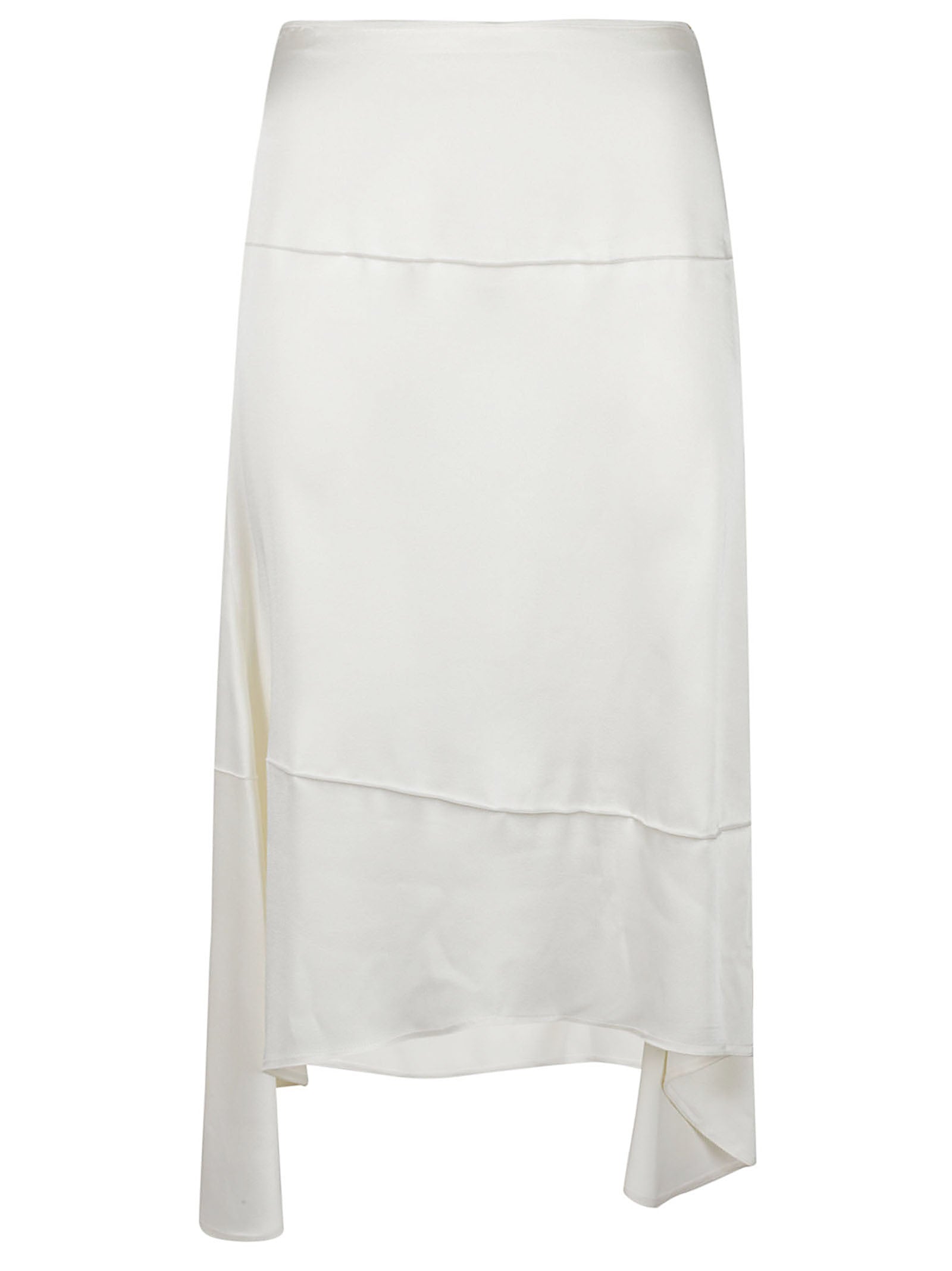 ASYMMETRIC MIDI SKIRT