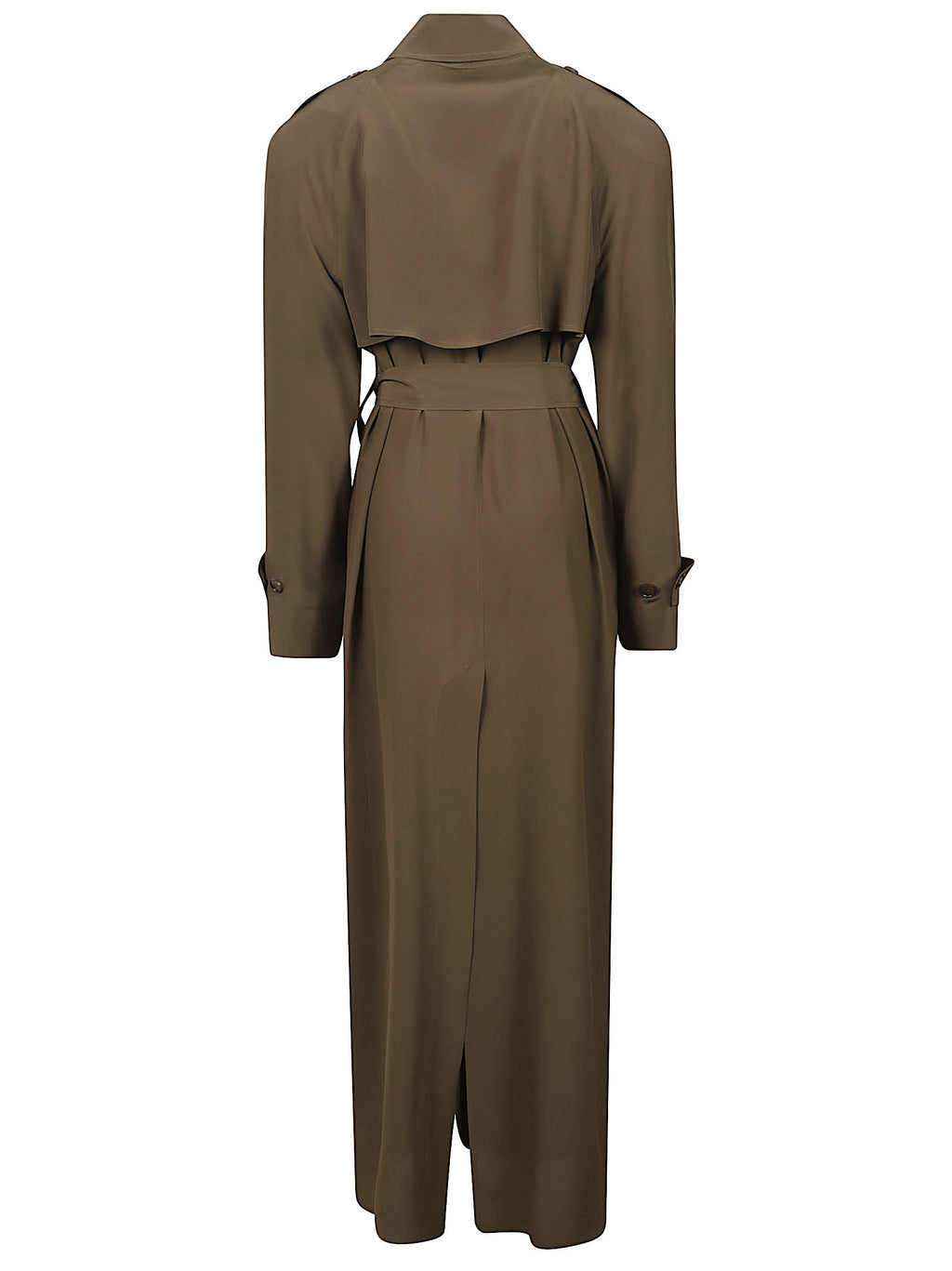 FLUID SILK TRENCH COAT