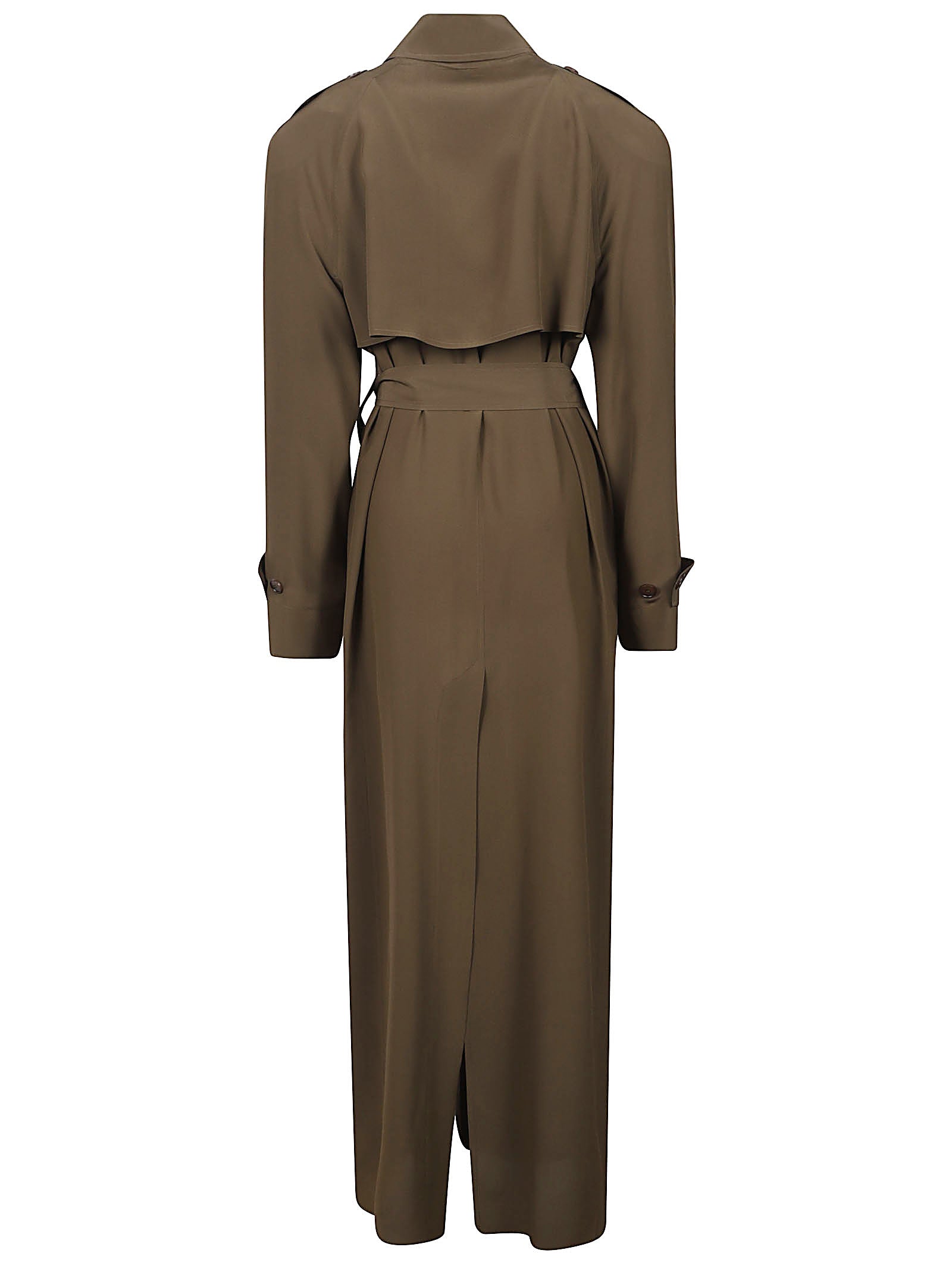 FLUID SILK TRENCH COAT