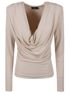 MATTE DRAPED TOP