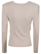 MATTE DRAPED TOP