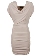 MATTE DRAPED DRESS