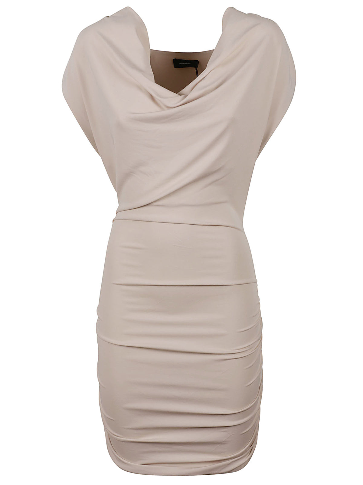 MATTE DRAPED DRESS