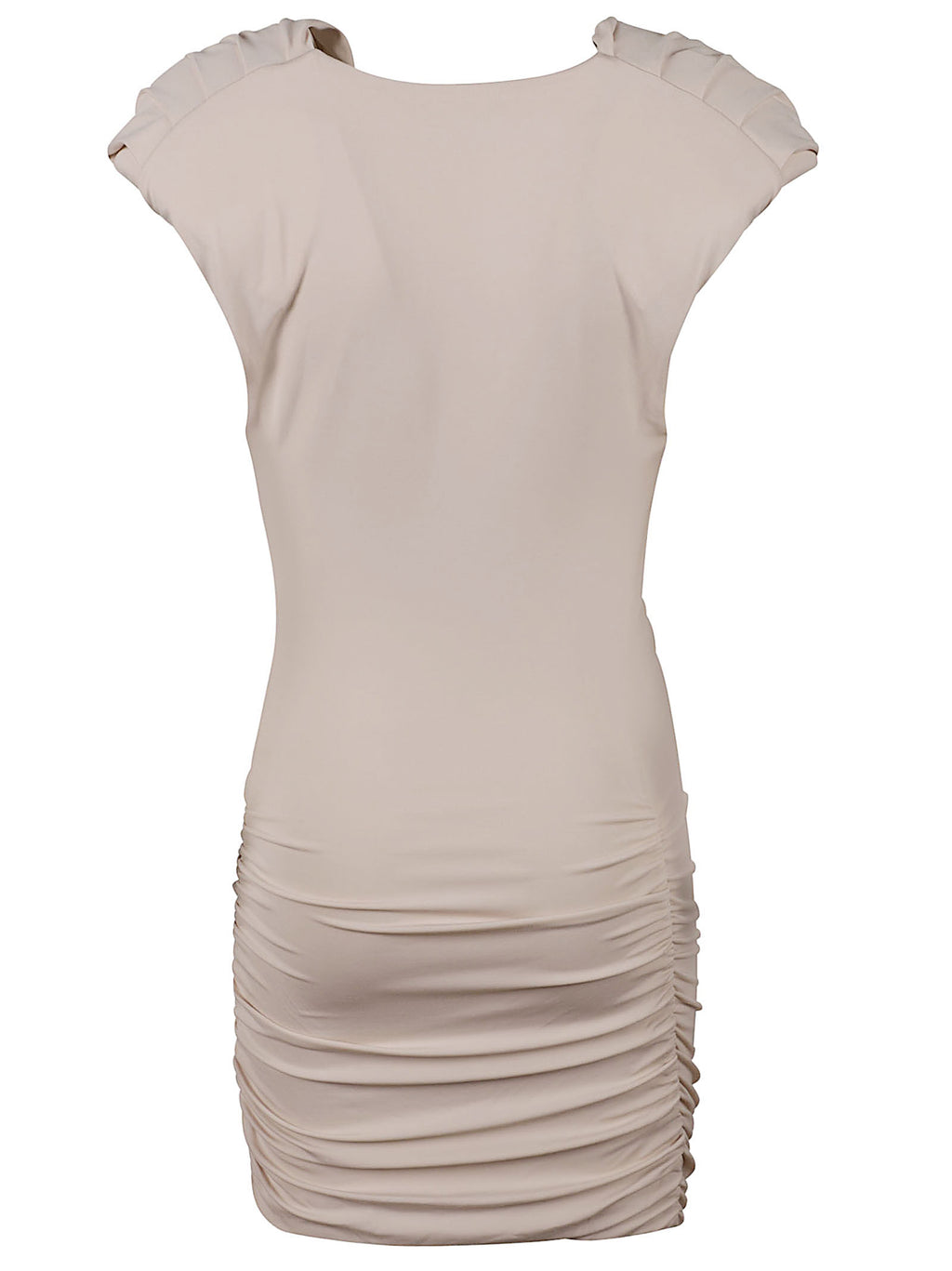 MATTE DRAPED DRESS