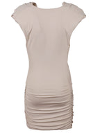 MATTE DRAPED DRESS