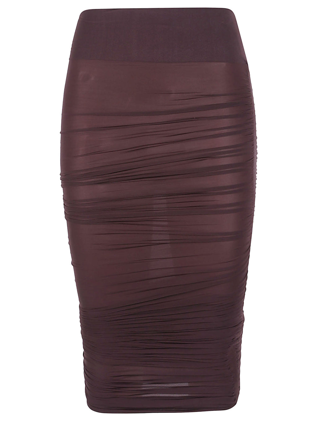 SHEER DRAPE SKIRT