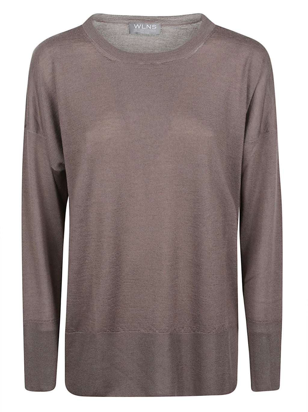 PLAIN KNITTED CREWNECK SWEATER