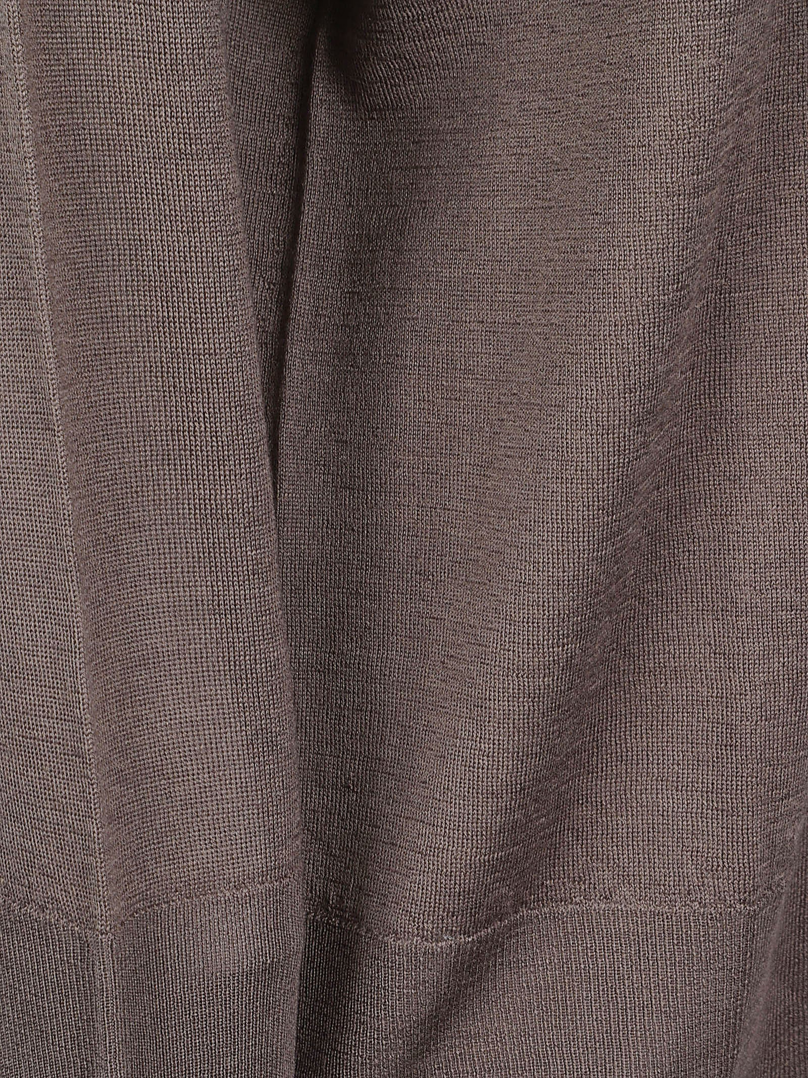 PLAIN KNITTED CREWNECK SWEATER