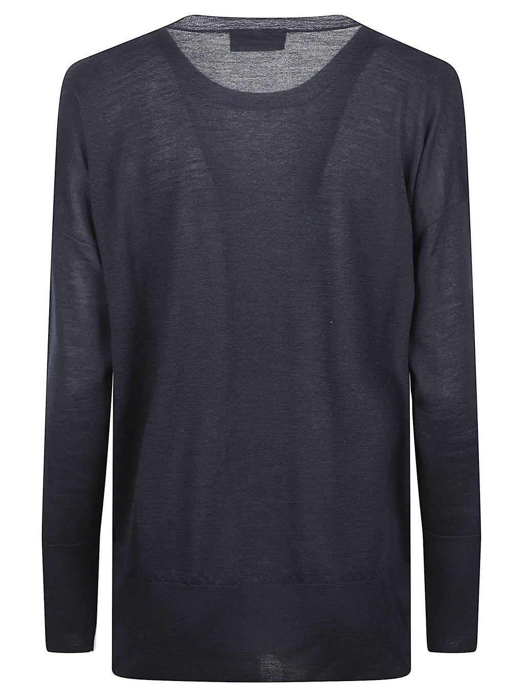 PLAIN KNITTED CREWNECK SWEATER