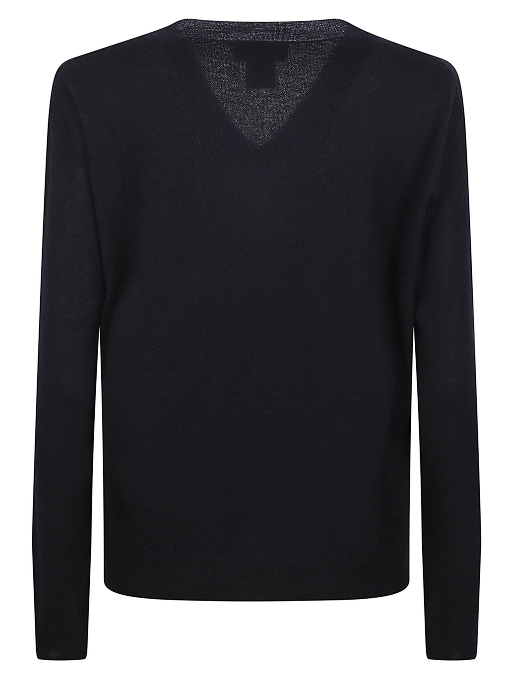 WOMAN PLAIN KNITTED VNECK SWEATER