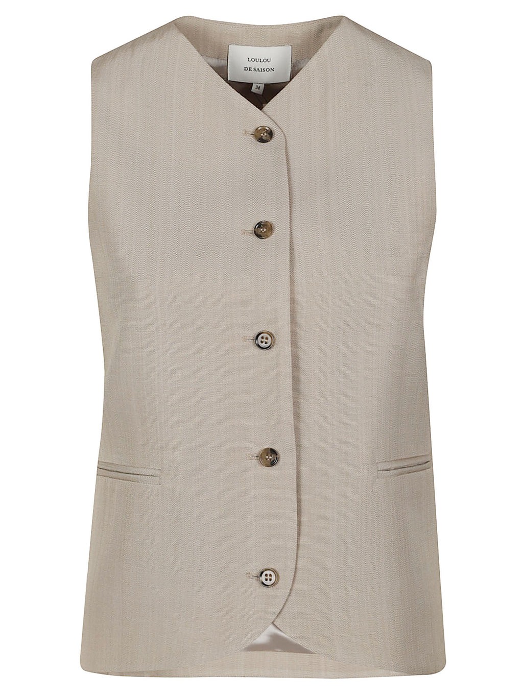 PACO HIGH NECK TAILORED VEST