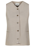 PACO HIGH NECK TAILORED VEST