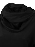 RUCHED HIGH NECK DRESS WOOL